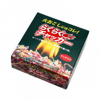 東海製蝋 ローソク らくらくチャッカー50gマッチ付 163-53