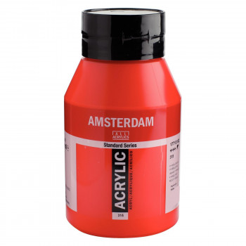 ターレンス アムステルダムアクリリックカラー 1000ml 315 ピロールレッド T1771-315 457649