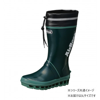 福山ゴム工業 長靴 エアボス 020 3Lモスグリン(品番:AA97700)