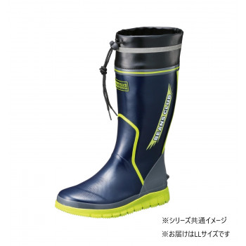 福山ゴム工業 カジュアルショートブーツ ビーンズクラブ 102 LLネイビー(品番:AA80900)