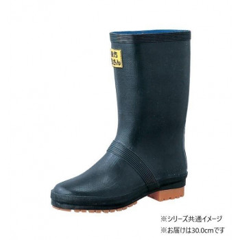 福山ゴム工業 長靴 トラサンブーツ 1 30.0cmクロ(品番:AA70000)