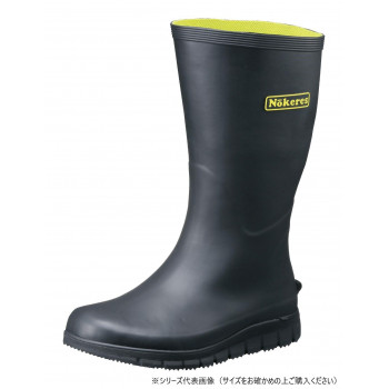 福山ゴム工業 長靴　ノーカーズ 100　3Lブラック（品番：AA83000）