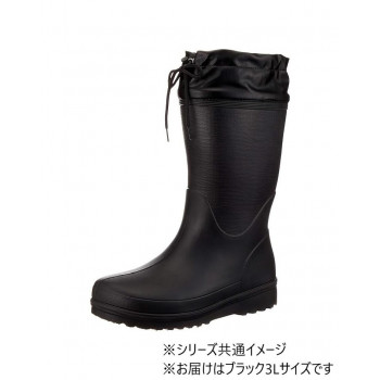 福山ゴム工業　長靴 カルサーワン M-1　3Lブラック（品番：AA97500）