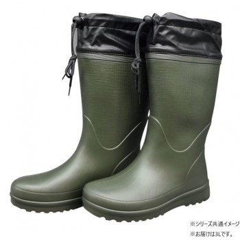 福山ゴム工業 長靴 カルサーワン M-1 3Lモスグリン(品番:AA97500)