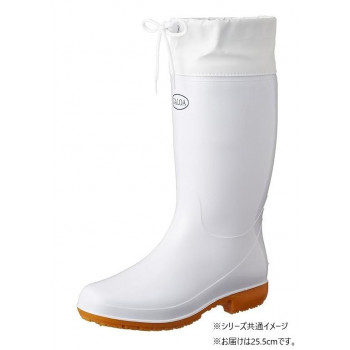 福山ゴム工業 長靴 ガロア 6 25.5cmホワイト(品番:BB15100)