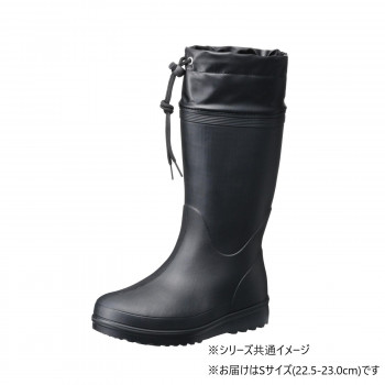 福山ゴム工業 長靴 カルサーワン L-1 Sブラック(品番:AA97600)