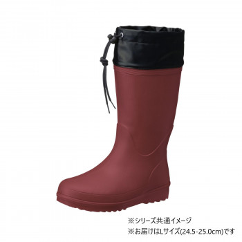 福山ゴム工業 長靴 カルサーワン L-1 Lローズ(品番:AA97600)