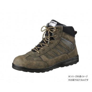 福山ゴム工業　作業靴　 アローマックス 69　27.0cmカーキ（品番： EE25200）