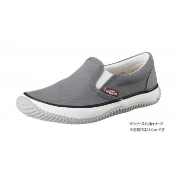 福山ゴム工業　作業靴　 ラスティングブル LB-011　28.0cmグレー（品番：EE60100）