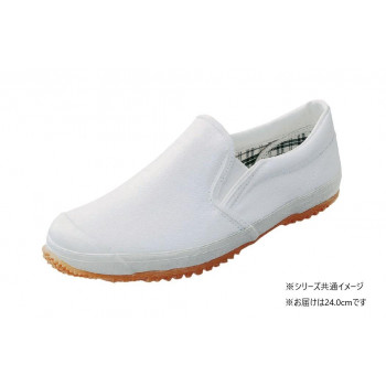 福山ゴム工業 作業靴 トラサン 24.0cmホワイト(品番:EE42200)