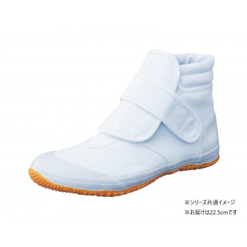 福山ゴム工業 作業靴 トラサン 6 22.5cmホワイト(品番:EE42800)
