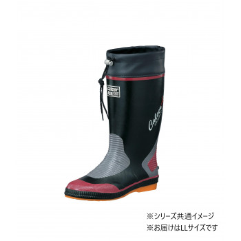 福山ゴム工業 長靴 カルサーエース 700 LLブラック(品番:AA97100)