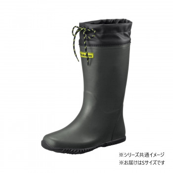 福山ゴム工業　長靴 ノーカーズ 3　 S ダークグレー（品番：AA83　200）