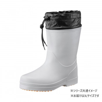 福山ゴム工業 長靴 カルサーワン M-7 3L ライトグレー(品番:AA99100)