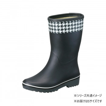 福山ゴム工業　長靴 マイローズ 21　S ブラック（品番：AA31300）