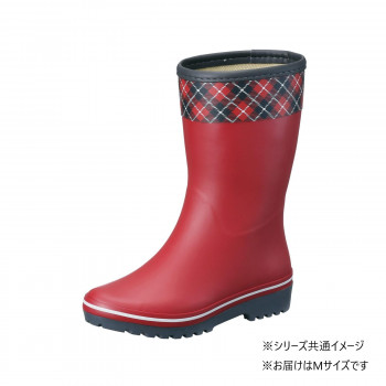 福山ゴム工業 長靴 マイローズ 21 M レッド(品番:AA31300)