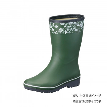 福山ゴム工業 長靴 マイローズ 21 S カーキ(品番:AA31300)
