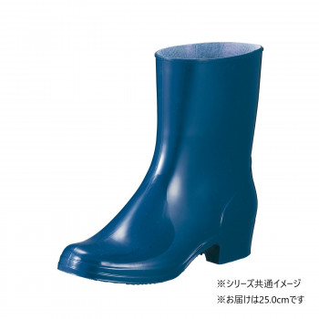 福山ゴム工業　長靴 マロンブーツ P-C　25.0cm ネイビー（品番：BB30200）