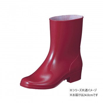 福山ゴム工業 長靴 マロンブーツ P-C 24.0cm ローズ(品番:BB30200)