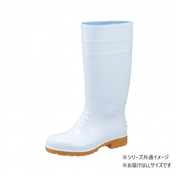 福山ゴム工業 長靴 ガロア 1 LL ホワイト(品番:BB14700)