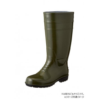 福山ゴム工業 長靴 ガロア 10 3L カーキ(品番:BB15200)