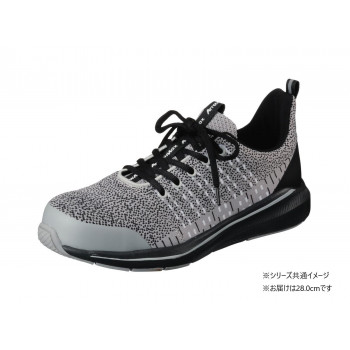 福山ゴム工業　作業靴 アローマックス 93　28.0cm グレー（品番：EE25600）