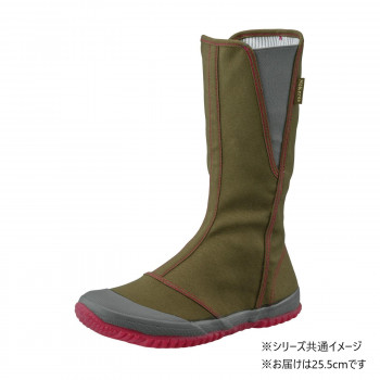 福山ゴム工業　作業靴 ノーカーズ NK-10　25.5cm カーキ（品番：EE90000）