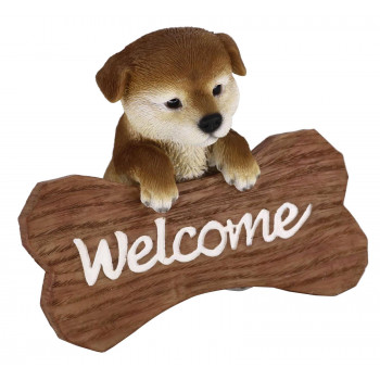 ドッグオーナメント 秋田犬 welcomeサイン 14231
