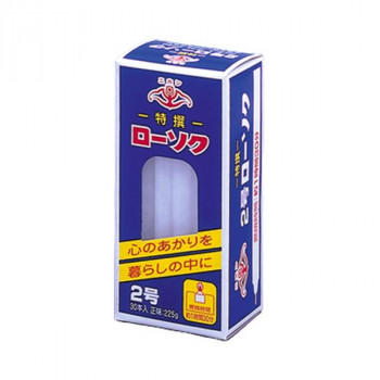 ニホンローソク 日本錨 ローソク 2号1/2 225g