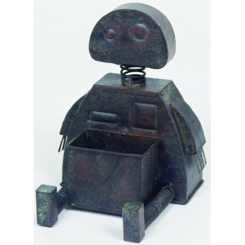 ブリキ ロボットプランター 4894