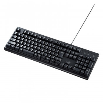 サンワサプライ 日本語109キーボード ブラック SKB-109UBK