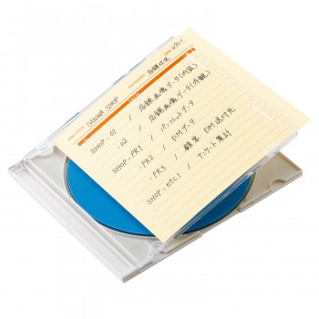 サンワサプライ 手書き用インデックスカード イエロー JP-IND6Y