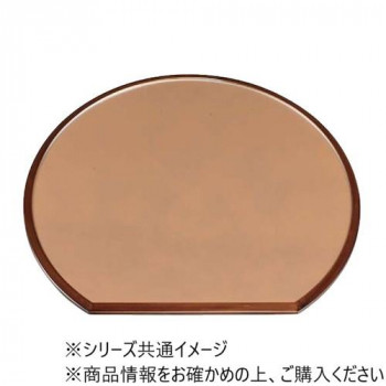 福井クラフト　尺2雲流半月盆銀透渕べっ甲/裏黒塗 15003200