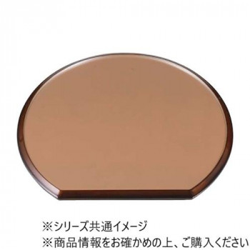 福井クラフト 尺3宴半月両面盆銀透渕べっ甲/黒塗 15005440