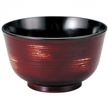 福井クラフト TA4.0寸刷毛目汁椀 茶溜研出 31000930