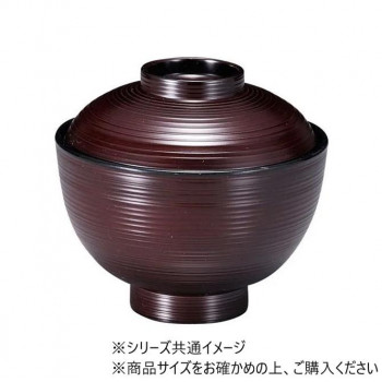 福井クラフト TA3.6寸刷毛目小吸椀溜内黒 31005710