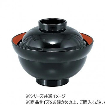 福井クラフト TA6寸かがみ椀 黒内朱 32015860