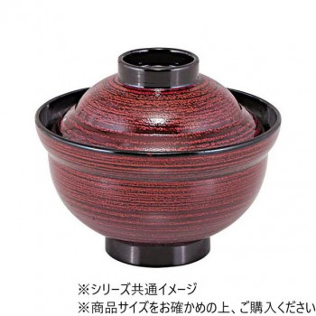 福井クラフト TA3.5寸かがみ椀溜ハジキ刷毛目内黒 32015870
