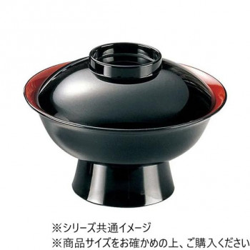 福井クラフト 5.5寸飛龍椀(蓋親)黒内朱 33102300