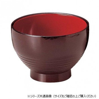 福井クラフト　耐A4.3寸大福鉢　溜内朱 30004350