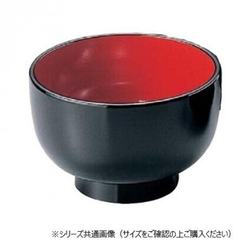 福井クラフト　5.4寸富貴鉢 黒内朱天黒 38020760