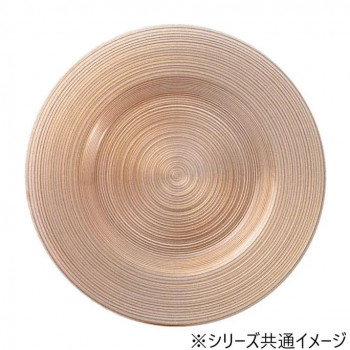 福井クラフト 23cmトライタンリムプレート 金パール 40390114