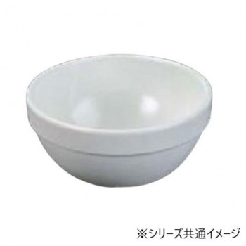 福井クラフト メラミン19cmスタック丸盛鉢白グロス 75005990