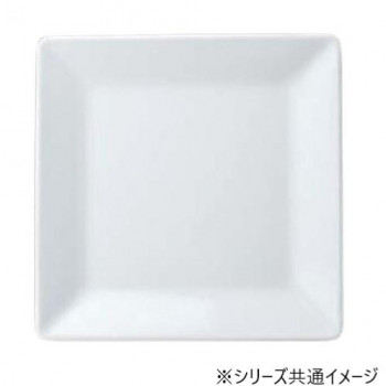 福井クラフト　メラミン31cm隅丸角盛皿ホワイト 51022420