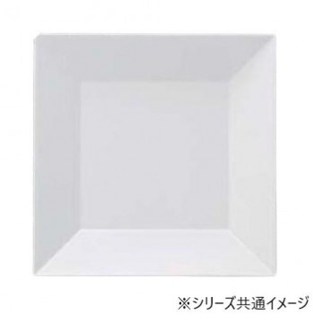 福井クラフト メラミン40cmスクエアー盛皿ホワイト 51353750
