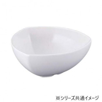 福井クラフト　メラミン33cm三角胴張深鉢ホワイト 51353700