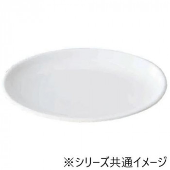 福井クラフト メラミン27.8雅楕円多用皿白グロス 75005940