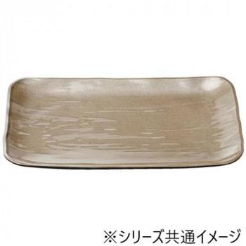 福井クラフト 8寸長角大宝盛皿シャンパンゴールド裏黒塗 51098630