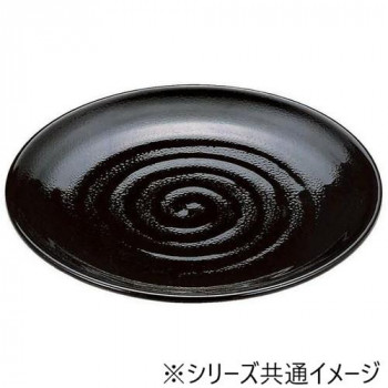 福井クラフト 9寸神龍盛鉢 黒パール 55004170