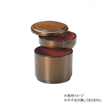 福井クラフト 筒型飯器 梨地内朱(深一段 39010110